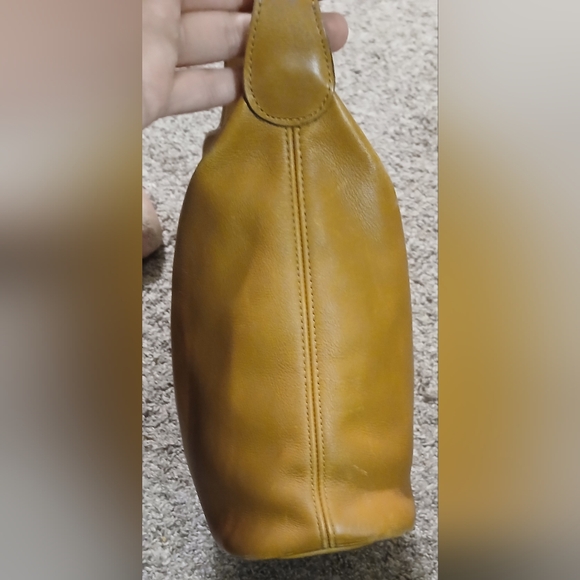 Vintage 1998 Coach Soho Mini Bucket Bag B8C-4148 British Tan Leather Made in USA - Picture 6 of 10